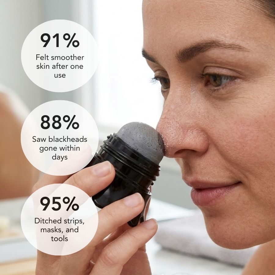 PoreMelt Charcoal Extraction Balm | 2-Minute Blackhead Removal in the Shower