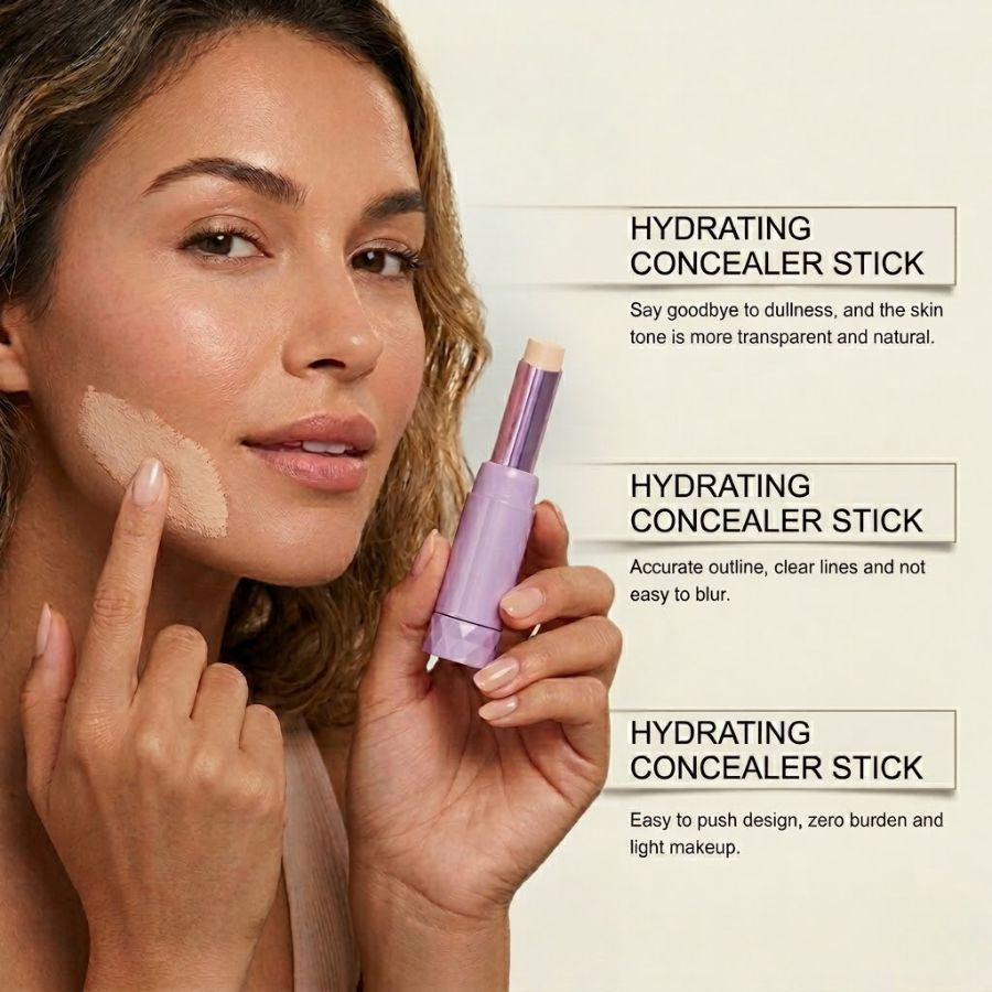 LuminaBlur Diamond Tip Concealer Stick | 60-Second Blur for Under-Eyes & Imperfections