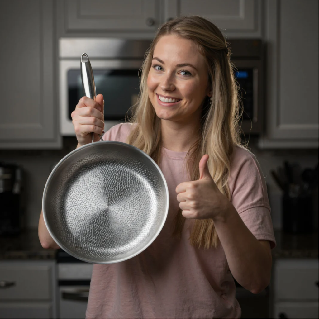 Giftfri keramisk non-stick stekpanna – PFAS-fri vardagskokkärl