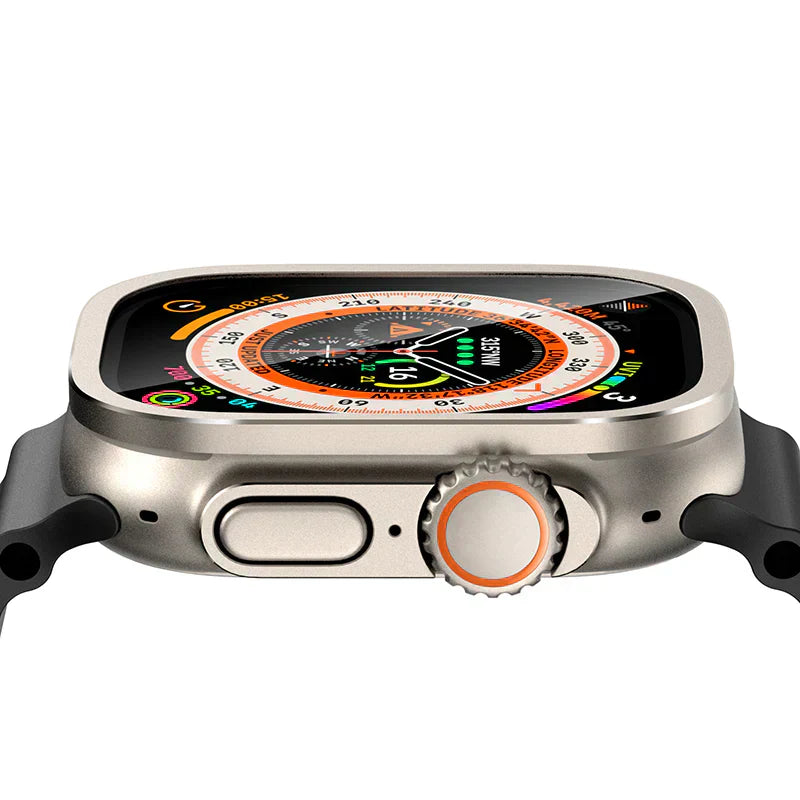 واقي شاشة من الزجاج المقسى فيلورا مع إطار من سبيكة التيتانيوم | بيتبروفاك