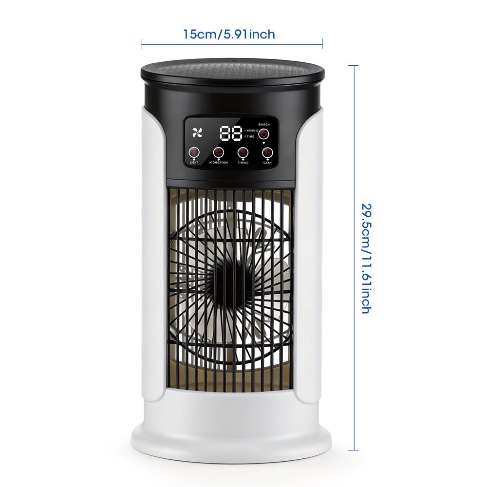 3-in-1 Portable Air Cooler with Humidifier and LED Night Light