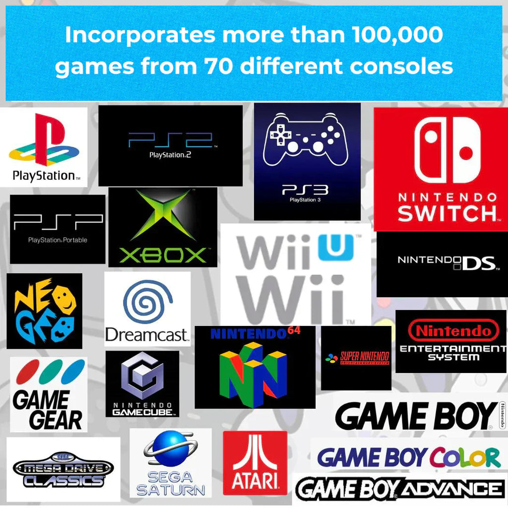 Aurora Retro Console 110000 Games Preinstalled Plug And Play