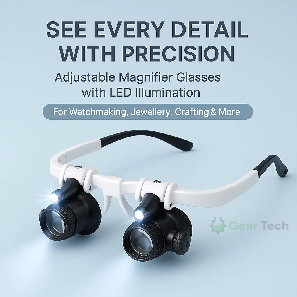 ClariVue｜明るさ調節可能な発光ダイオード拡大鏡眼鏡