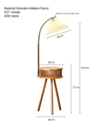 Liora | Gulvlampe i jasminstil