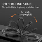 Soporte magnético para teléfono con anillo giratorio de 360 grados