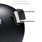 קסדת פנים מלאה עם מגן כהה NovaRide, מוסמכת DOT ו-ECE