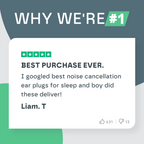 Penutup Telinga Tidur SlumberNest Dengan Pengurangan Bunyi 33 dB Untuk Keselesaan Sepanjang Malam