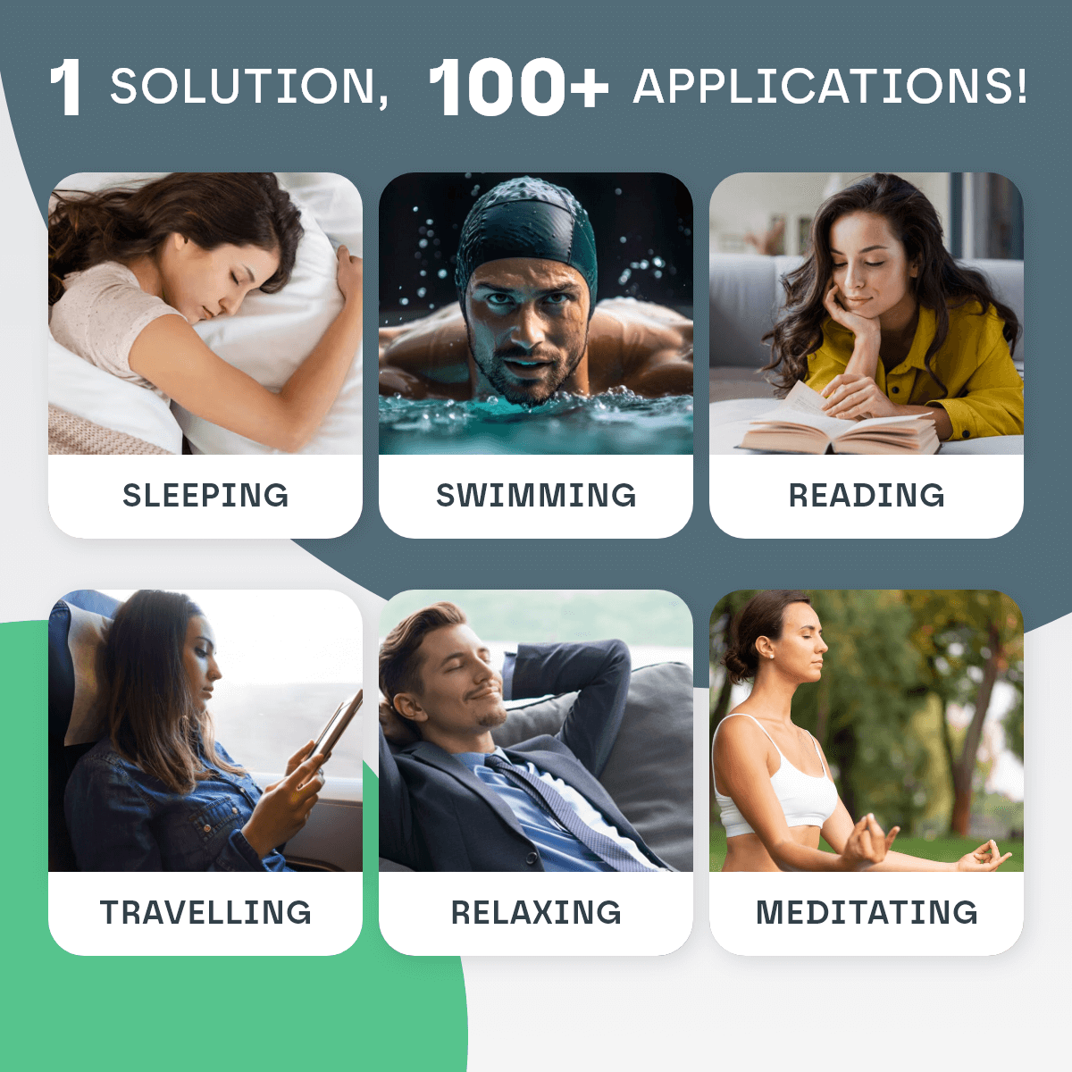 Penutup Telinga Tidur SlumberNest Dengan Pengurangan Bunyi 33 dB Untuk Keselesaan Sepanjang Malam