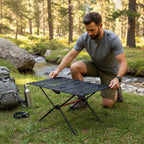 Mesa de camping plegable con montaje rápido para actividades al aire libre