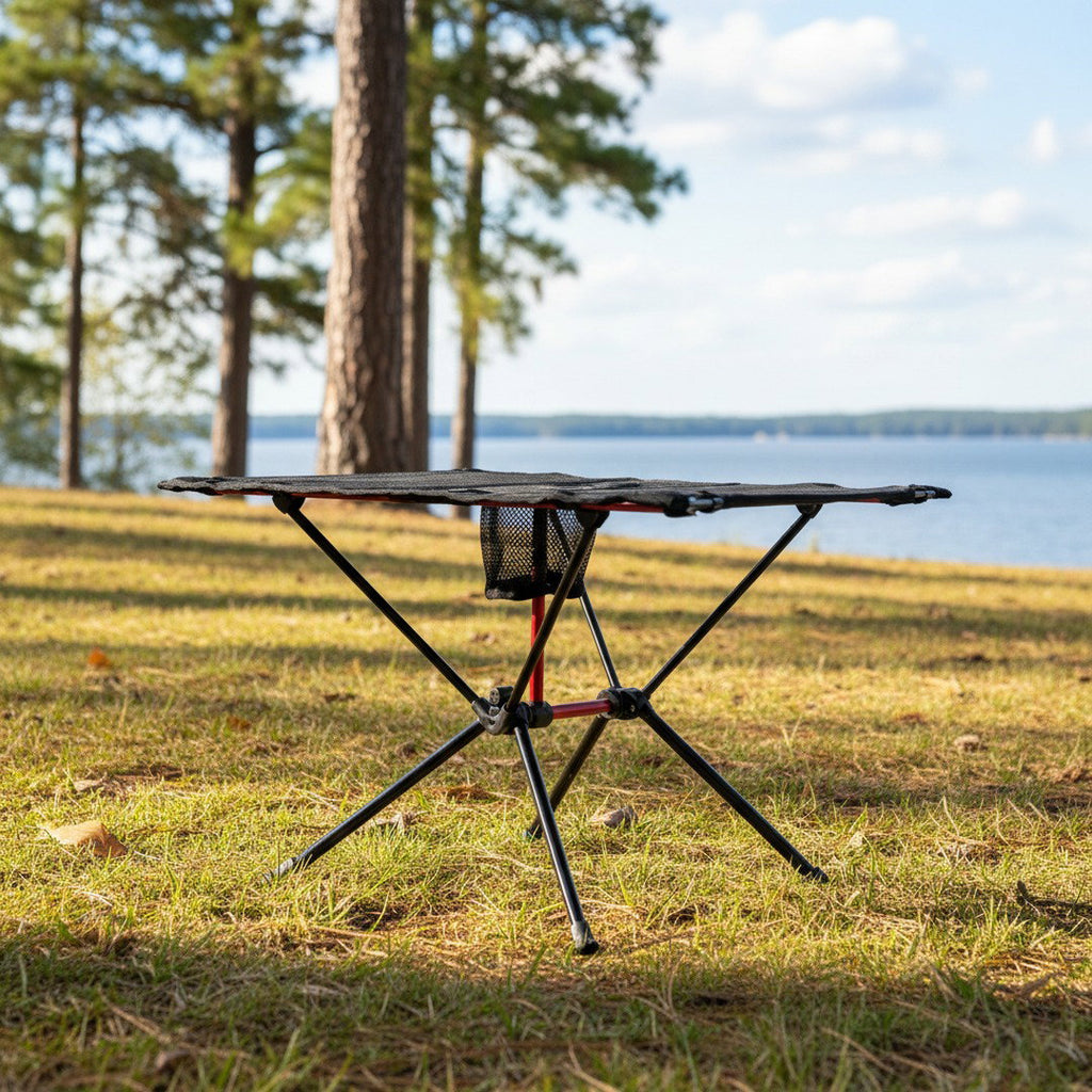 Mesa de camping plegable con montaje rápido para actividades al aire libre