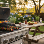 EasyGrill Nonstick Grill med sikker låg til perfekte resultater