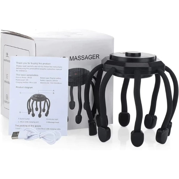 AstraPulse Head Massager With Acupressure Vibration