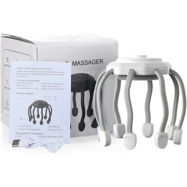 AstraPulse Head Massager With Acupressure Vibration