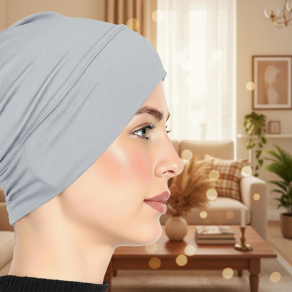 Elegant Women's Turban Cap Made of Milk Silk for Comfort and Style
