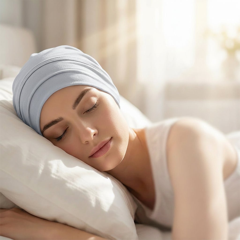 Elegant Women's Turban Cap Made of Milk Silk for Comfort and Style