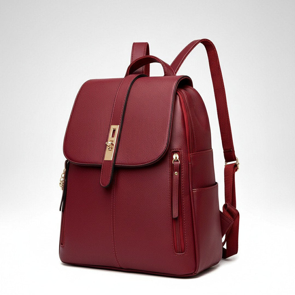 Zaino Elegante da Donna in Pelle con Cinghie Regolabili e Idrorepellente