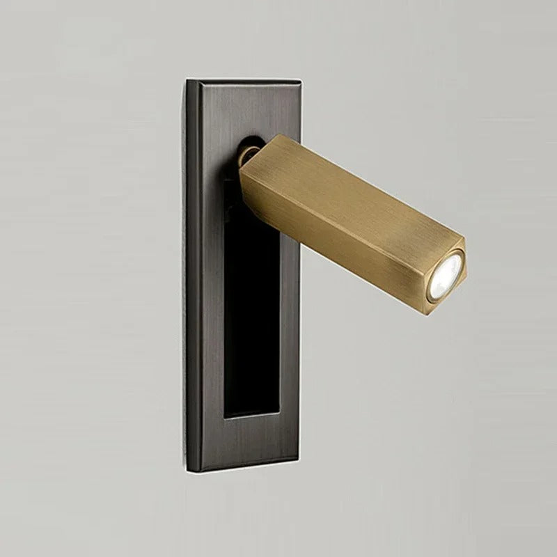 Eingelassene Nachttisch-Wandlampe