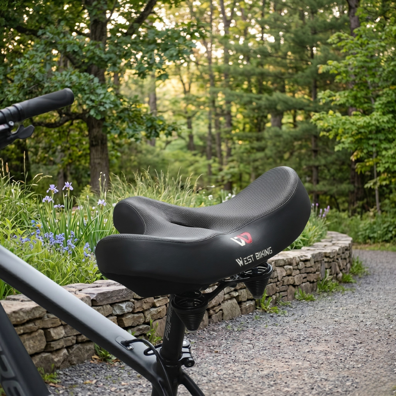 Breathable Bike Seat for All-Day Comfort and Pressure Relief
