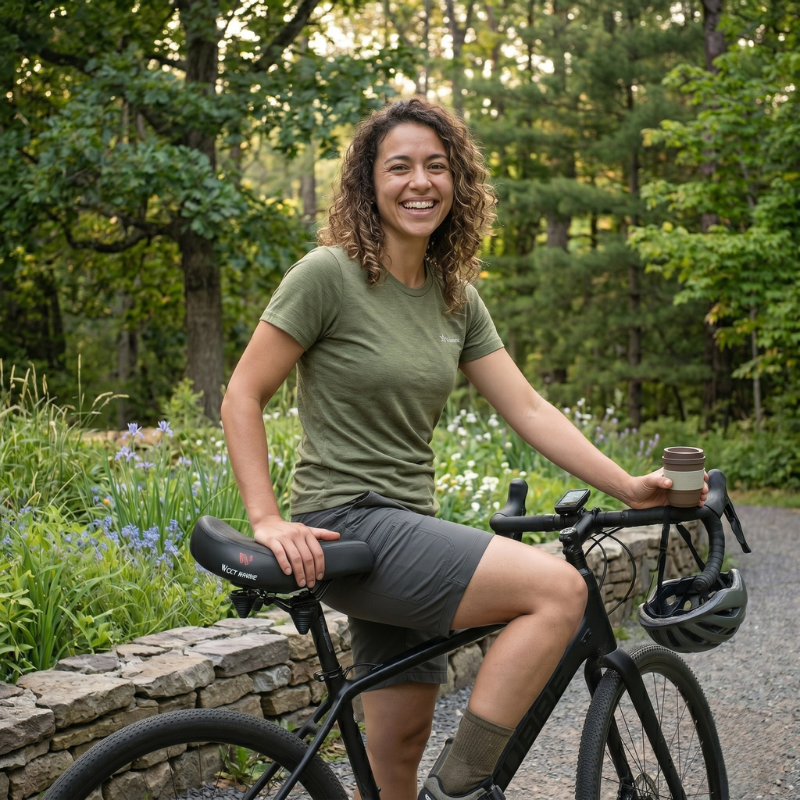 Breathable Bike Seat for All-Day Comfort and Pressure Relief