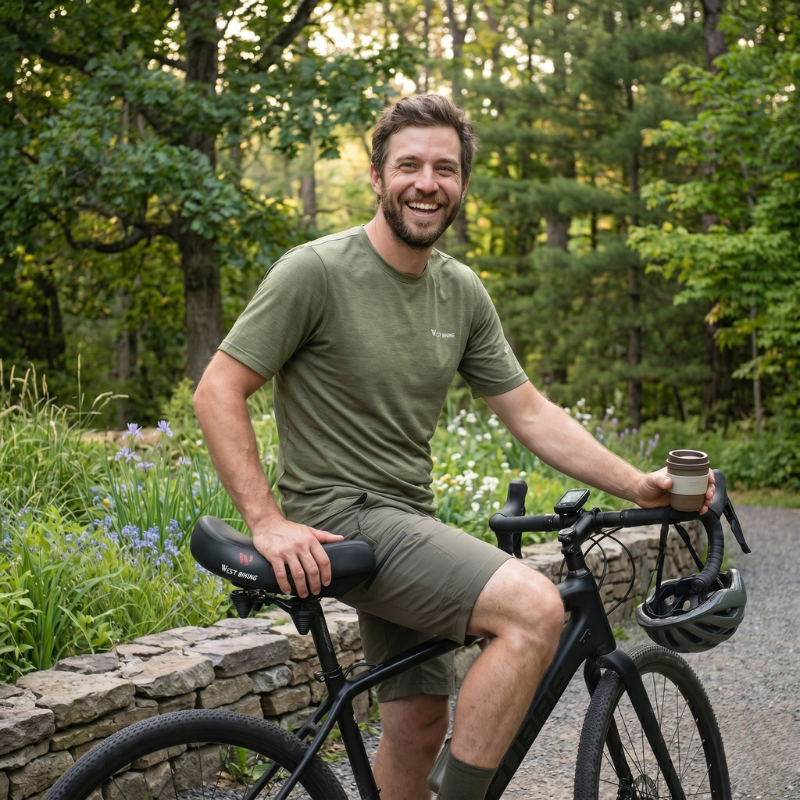 Breathable Bike Seat for All-Day Comfort and Pressure Relief