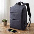 Water-Resistant Laptop Backpack With Padded Straps And Laptop Compartment