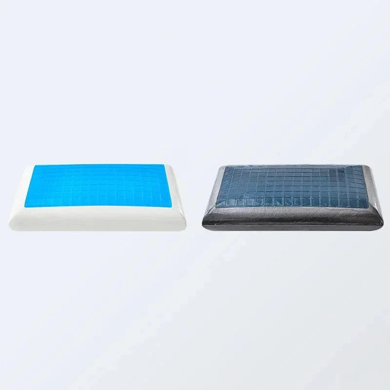 Ergonomic gel cooling pillow for restful sleep comfort