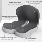 Ergonomic Seat Cushion with Lumbar Support