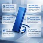 Pen USB Compacto para Backup Rápido de Dados e Armazenamento de Ficheiros