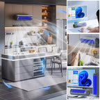 Wandmontierbare tragbare Klimaanlage mit schneller Kühlung und langer Akkulaufzeit