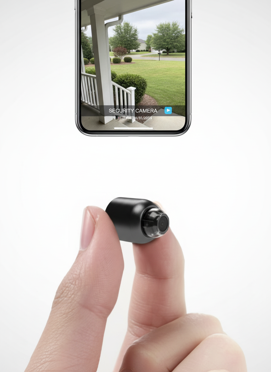 Compact WiFi Surveillance Camera | Wireless | Night Vision | Motion Detection