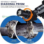 Professional Astronomical Telescope 70mm Aperture, 300mm Focal Length With Easy Setup For Stargazing And Nature