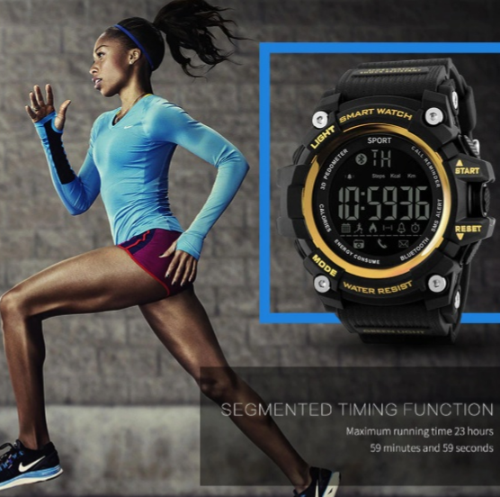 Varek Tactical Smartwatch voor fitness- en activiteitsregistratie