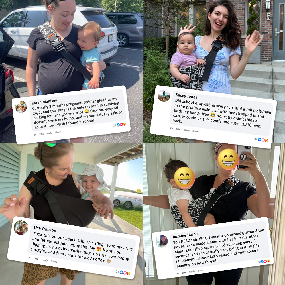 Comfortable Baby Sling Carrier for Everyday Hands-Free Support