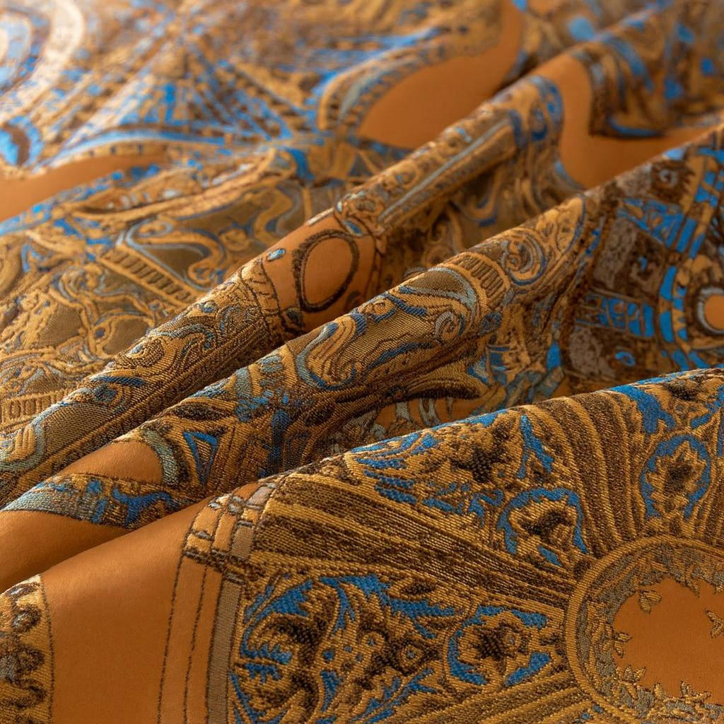 エジプト猫 刺繍入り サテン綿 寝具セット コレクション