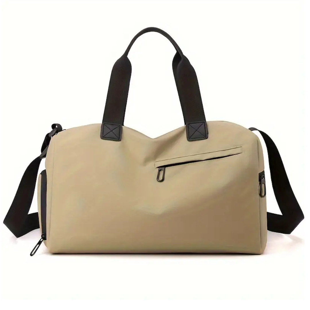 Borsa sportiva da donna con materiale impermeabile e scomparto per scarpe