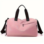 Borsa sportiva da donna con materiale impermeabile e scomparto per scarpe