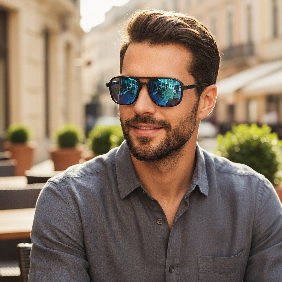 Six-In-One Sunglasses for Men and Women With UV400 Protection