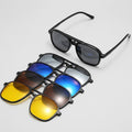 Six-In-One Sunglasses for Men and Women With UV400 Protection