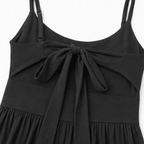 Elegant Sleeveless Women's Jumpsuit with Back Lacing for Formal Occasions