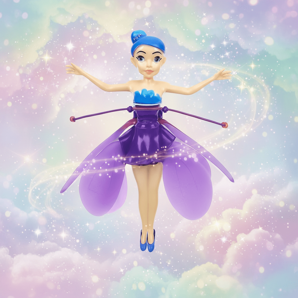 Gesture Controlled Fairy Flight Toy With Multicolor LED Glow For Kids