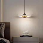 Lámpara colgante de mármol Elara moderna con luz LED integrada