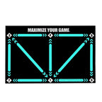 حزمة حصيرة تدريب كرة القدم سايدلاين إيدج مع تمارين فيديو للتدريب المنزلي