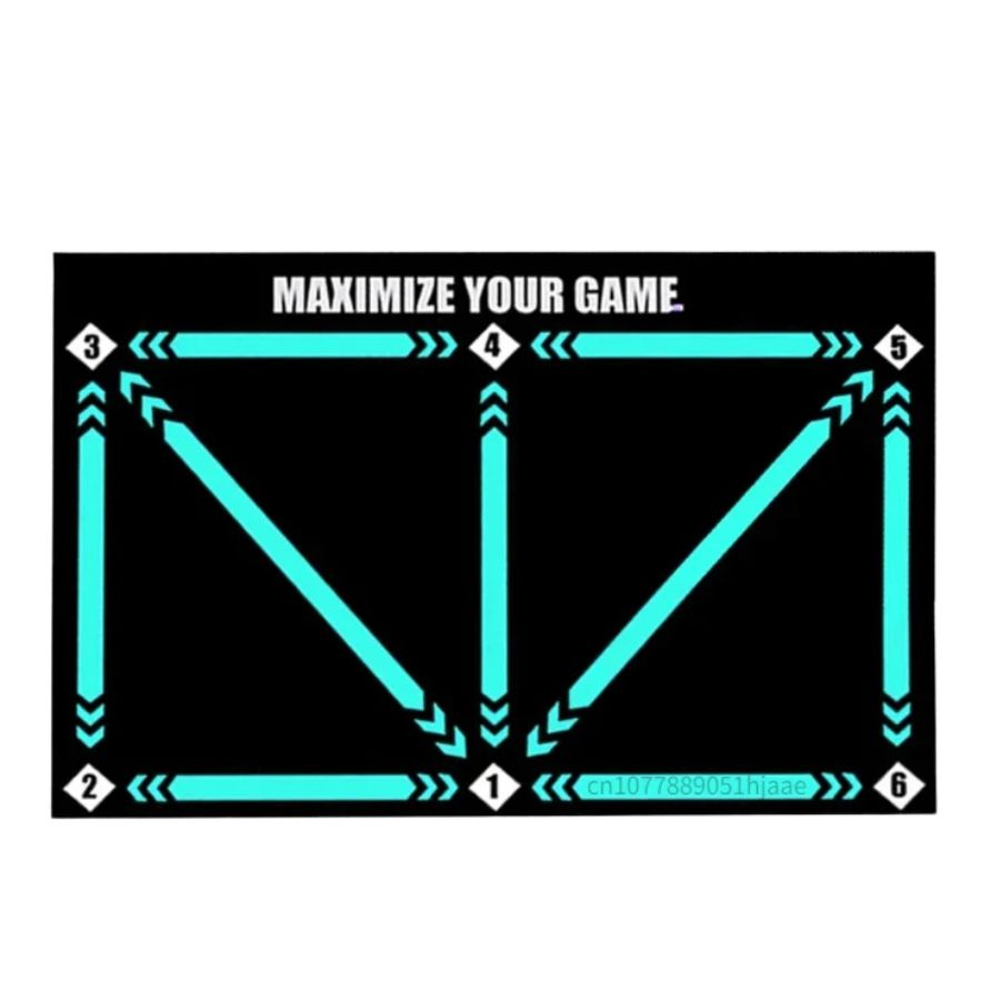 حزمة حصيرة تدريب كرة القدم سايدلاين إيدج مع تمارين فيديو للتدريب المنزلي