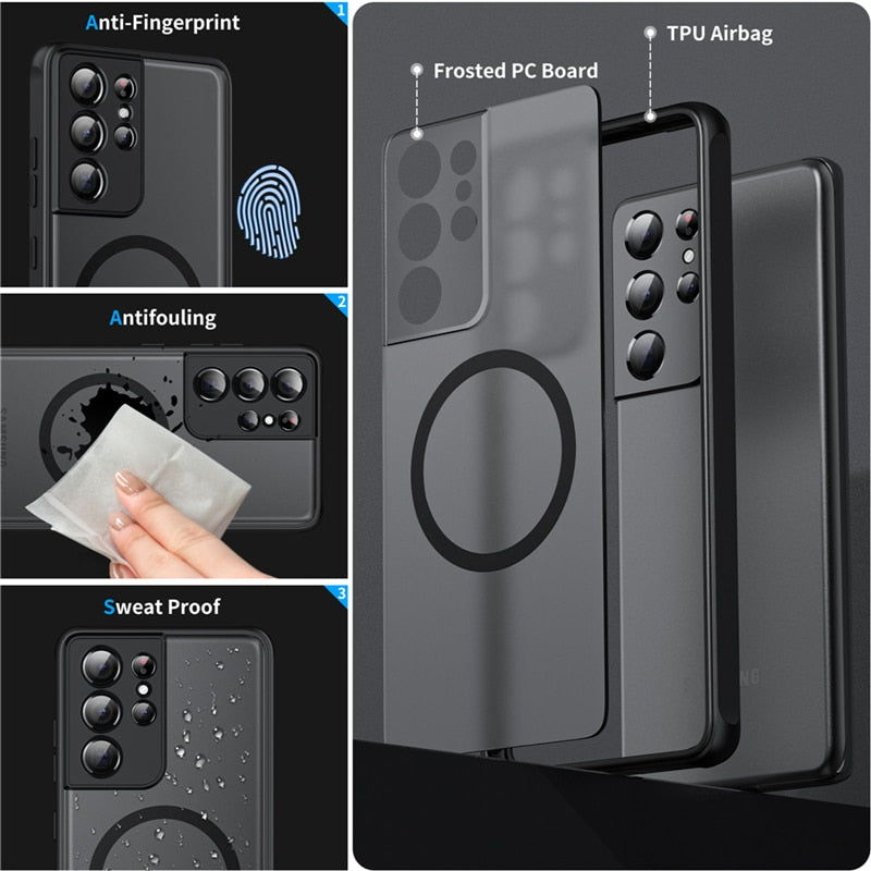 Sandsberg shock-resistant magnetic case for Samsung