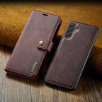 2 in 1 removable flip leather case for Samsung Galaxy