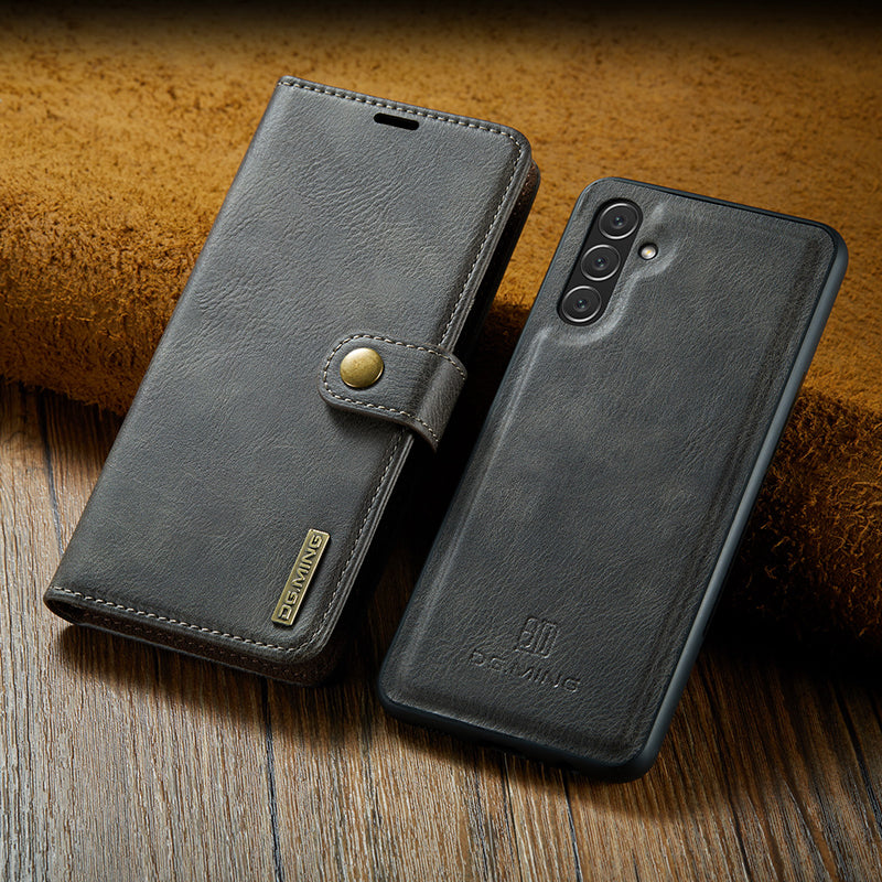 2 in 1 removable flip leather case for Samsung Galaxy