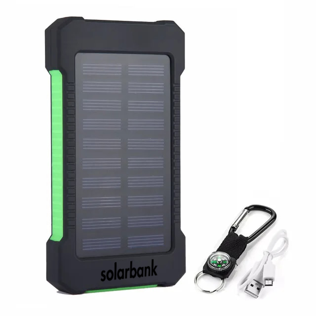 SolarPulse 20000mAh napelemes power bank útközbeni használatra bárhol