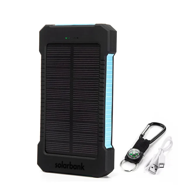 SolarPulse 20000mAh napelemes power bank útközbeni használatra bárhol
