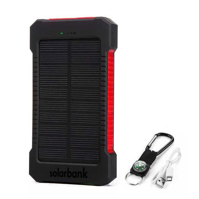 SolarPulse Power Bank Solar 20000mAh para Uso em Movimento em Qualquer Lugar