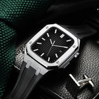 Kirello09 silikoniranneke ja 316L ruostumattomasta teräksestä valmistettu jälkiasennussarja Apple Watchille | Petprovac